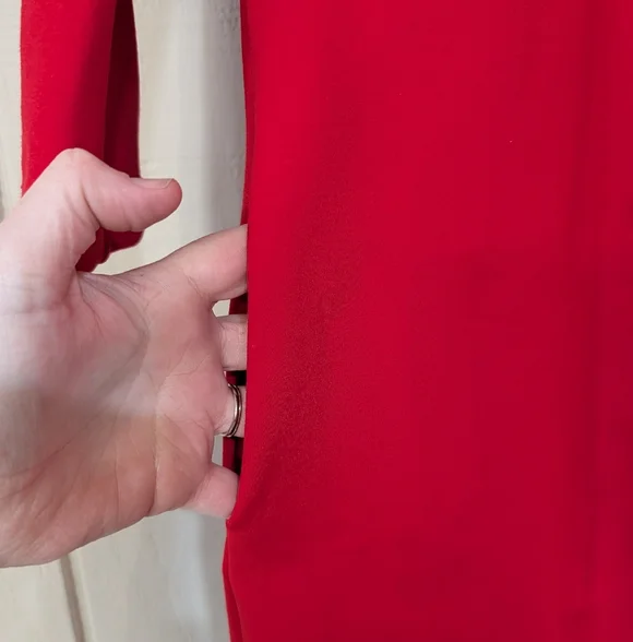 Tuckernuck Red Ponte Clifton Dress - Picture 7 of 14